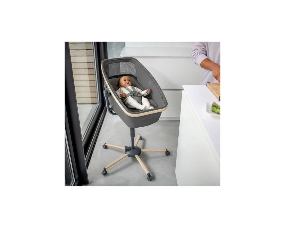 Maxi-Cosi Alba All-in-1 Bassinet & Highchair – Beyond Graphite