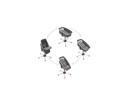 Maxi-Cosi Alba All-in-1 Bassinet & Highchair – Beyond Graphite