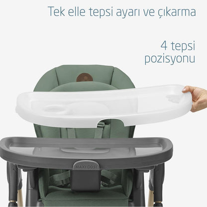 Maxi-Cosi Minla 6-in-1 Wooden Highchair | Beyond Green