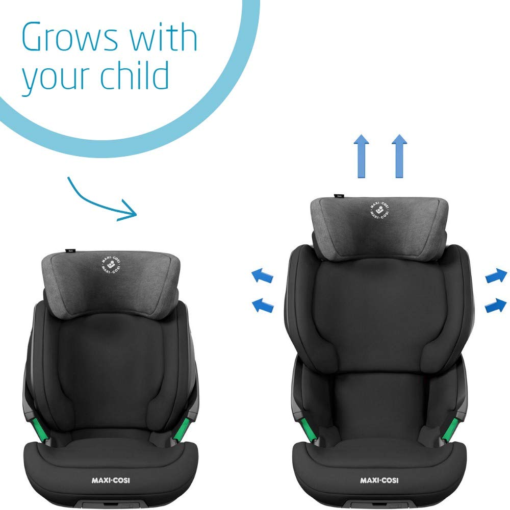 Maxi-Cosi Kore i-Size High Back Booster, 3.5–12 Yrs – Authentic Black