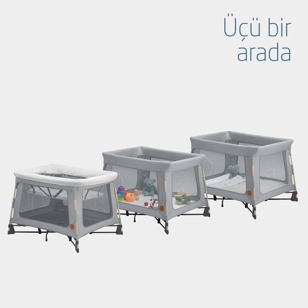 Maxi-Cosi Swift 3-in-1 Baby Travel Cot 0–3.5 Yrs | Beyond Grey