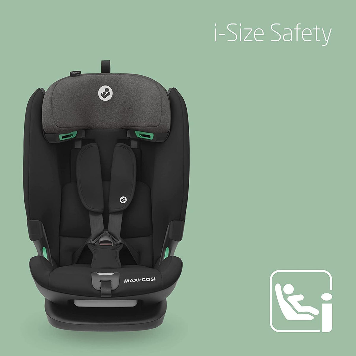 Maxi-Cosi Titan Plus i-Size ISOFIX Car Seat | Authentic Black