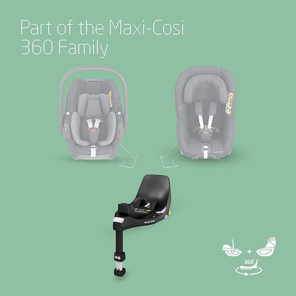 Maxi-Cosi FamilyFix 360 i-Size ISOFIX Base, 0–4 Yrs – Black