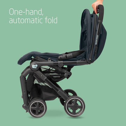 Maxi-Cosi Lara2 Compact Pushchair with Rain Cover, 0–4 Yrs – Graphite