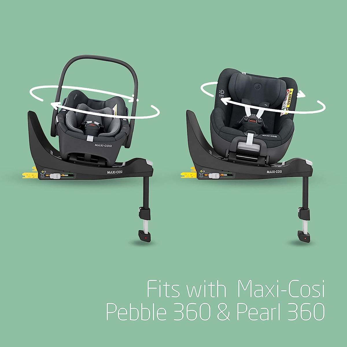 Maxi-Cosi FamilyFix 360 i-Size ISOFIX Base, 0–4 Yrs – Black