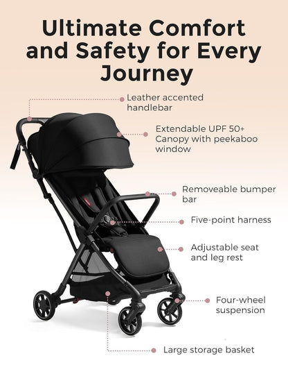 Momcozy ClickGo Lightweight Compact Travel Stroller