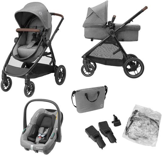 Maxi-Cosi Zelia S Trio 3-in-1 Travel System | Grey