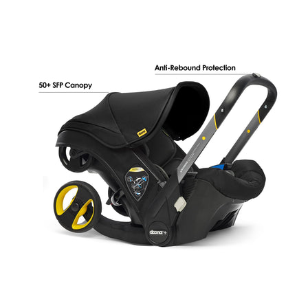 Doona+ Infant Car Seat & Travel Stroller – Nitro Black
