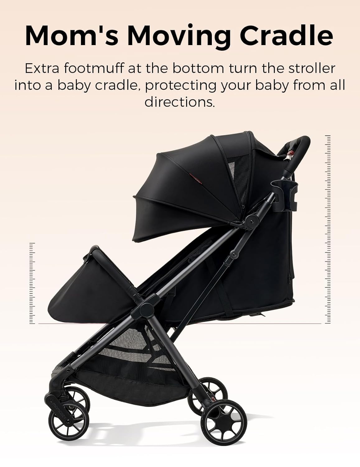Momcozy ClickGo Lightweight Compact Travel Stroller