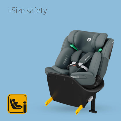 Maxi-Cosi Emerald S i-Size 360° Car Seat, 0–12 Yrs – Tonal Graphite