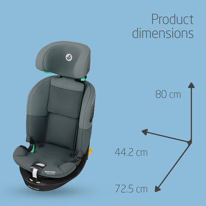 Maxi-Cosi Emerald S i-Size 360° Car Seat, 0–12 Yrs – Tonal Graphite