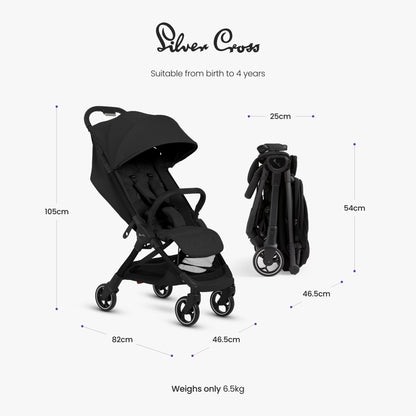 Silver Cross Clic 2 Compact Stroller & Travel Bag | Space