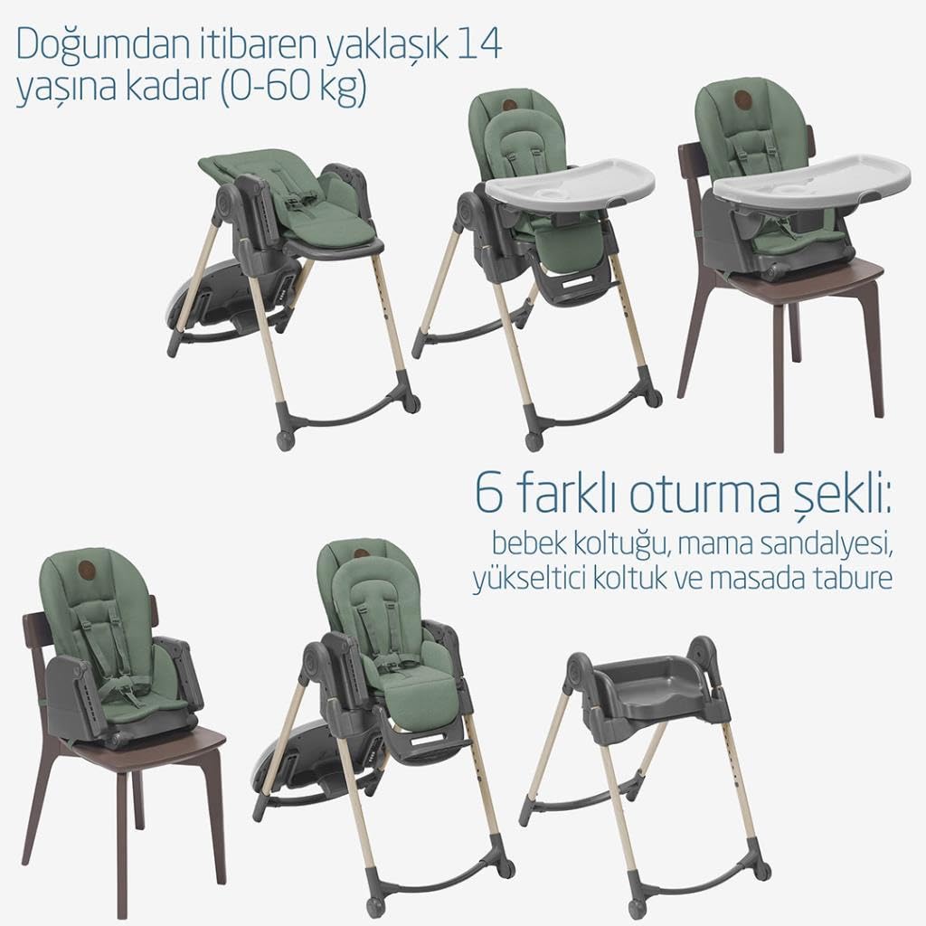 Maxi-Cosi Minla 6-in-1 Wooden Highchair | Beyond Green