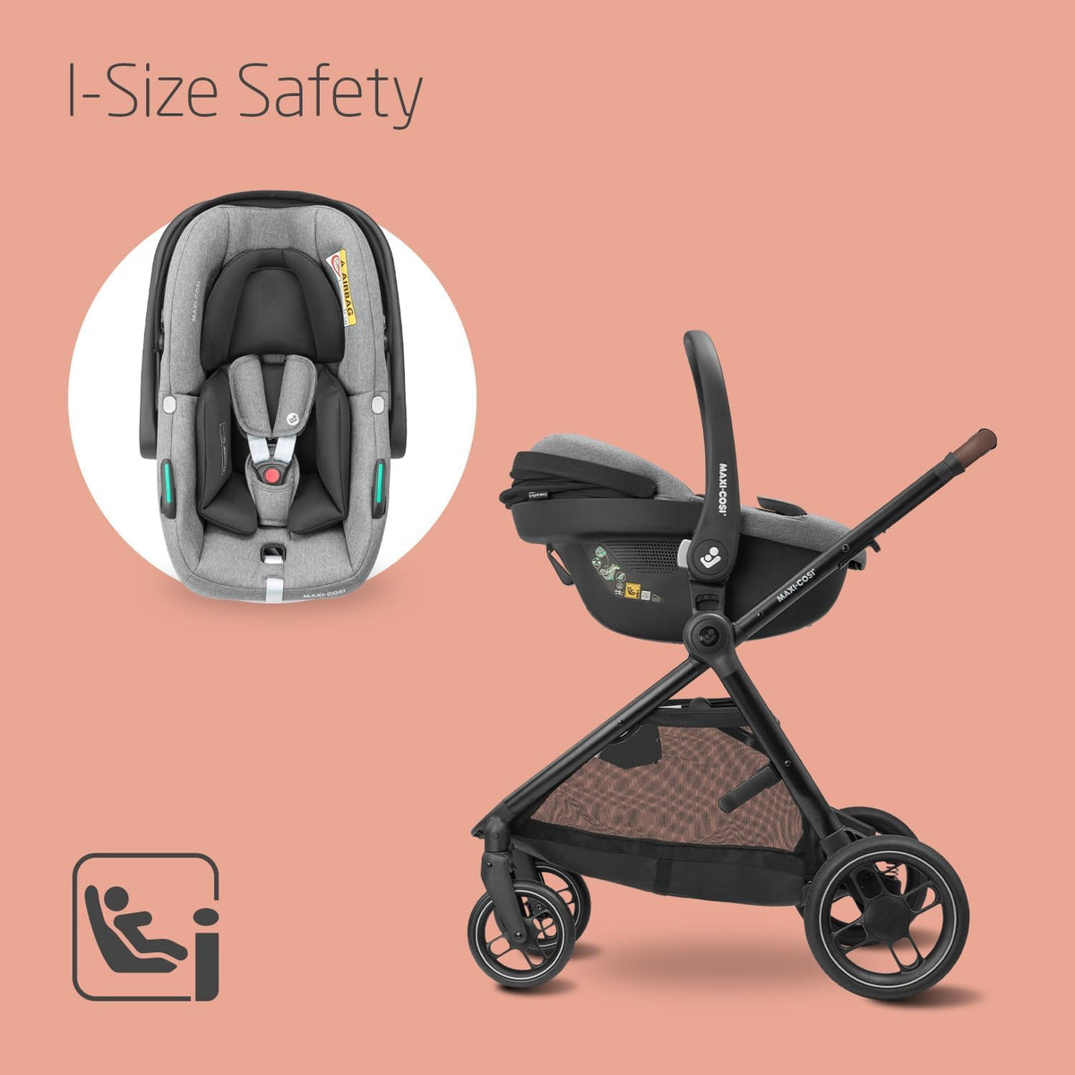 Maxi-Cosi Zelia S Trio 3-in-1 Travel System | Grey