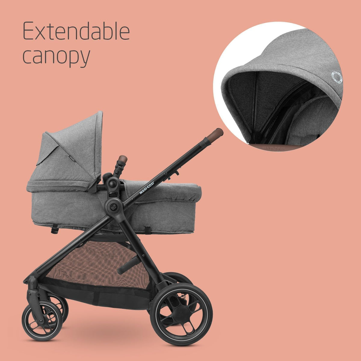 Maxi-Cosi Zelia S Trio 3-in-1 Travel System | Grey