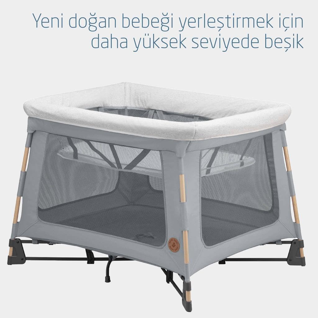 Maxi-Cosi Swift 3-in-1 Baby Travel Cot 0–3.5 Yrs | Beyond Grey