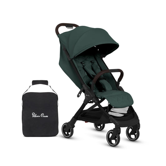 Silver Cross Clic 2 Compact Stroller & Travel Bag | Conifer