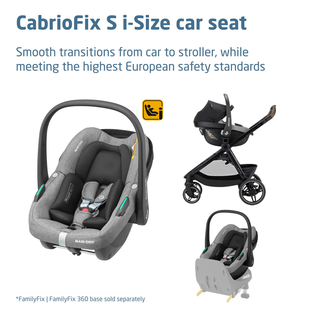 Maxi-Cosi Zelia Select Trio 3-in-1 Travel System | Grey