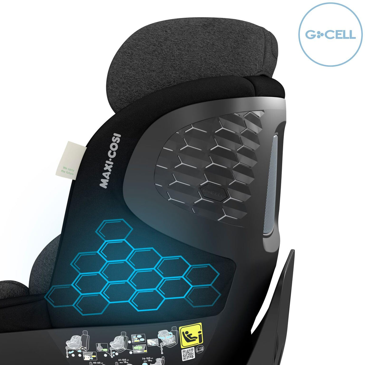 Maxi-Cosi Mica Pro Eco i-Size 360° Car Seat, 0–4 Yrs – Black