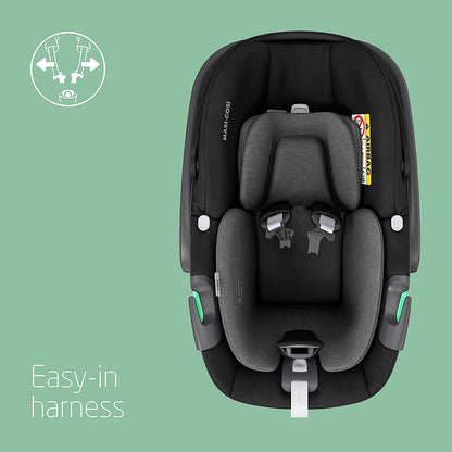 Maxi-Cosi Pebble 360 i-Size Newborn Car Seat | Essential Black