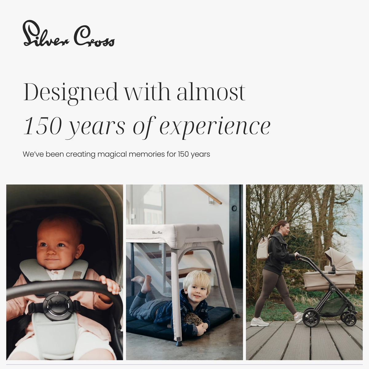 Silver Cross Clic 2 Compact Stroller & Travel Bag | Cobble