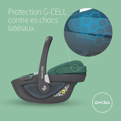 Maxi-Cosi Pebble 360 i-Size Baby Car Seat | Essential Green