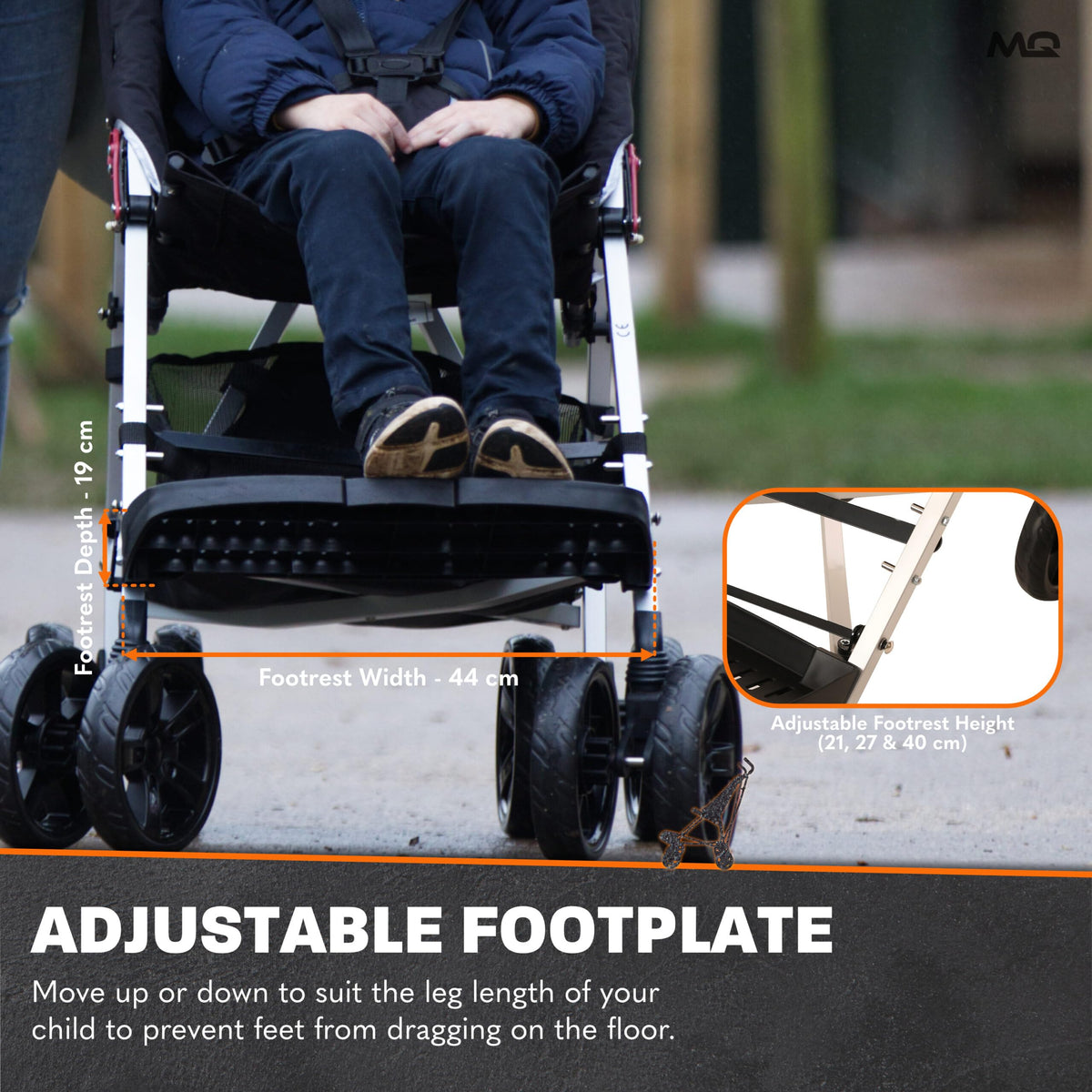 MobiQuip XL Special Needs Pushchair | Lightweight | Up to 50kg