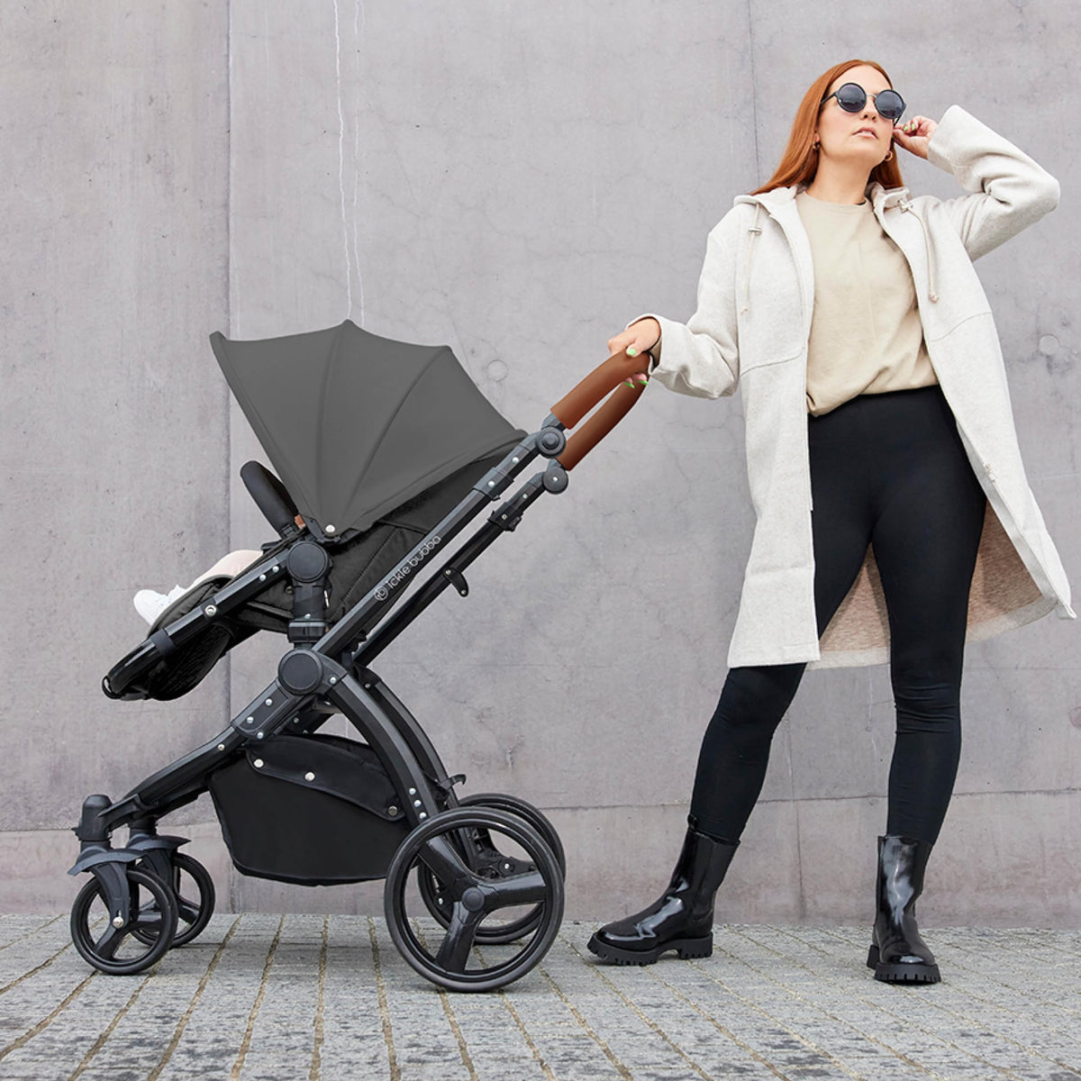 Ickle Bubba Stomp Urban 7-Piece City Pram Bundle – Sage Green